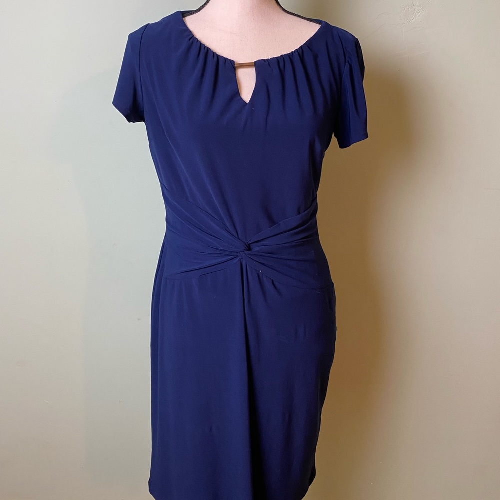 Navy Blue Mini Dress